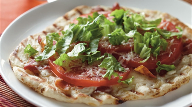 Pizzas BLT grillées