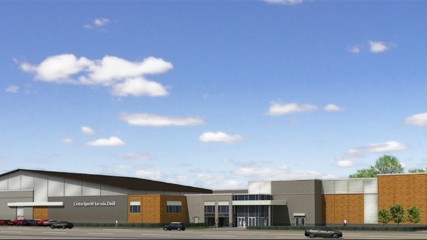 Le plan concept de la façade du Centre sportif Lacroix-Dutil est dévoilé