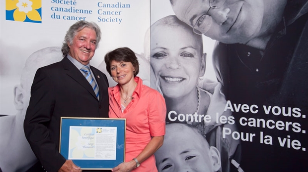 La Société canadienne du cancer rend hommage à Serge Thomassin