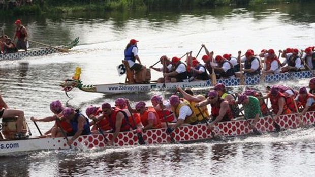 Retour des bateaux-dragons sur la Chaudière : 23 équipes inscrites