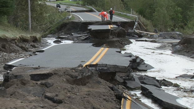 Irene a fait du ravage à Tring-Jonction et à Saint-Frédéric