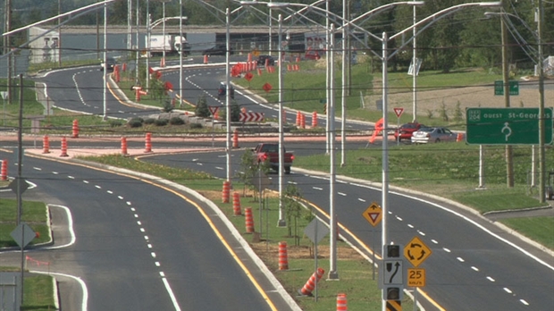 Un premier carrefour giratoire en Beauce et fin des travaux sur la route 204