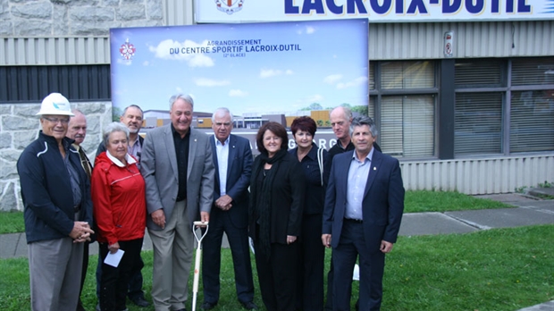 Saint-Georges souligne l’agrandissement du  Centre sportif Lacroix-Dutil