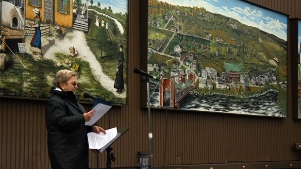 Saint-Côme inaugure une œuvre murale sur le petit village Jersey