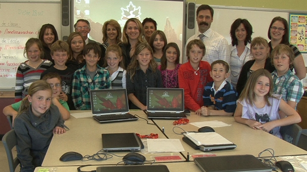 Saint-Frédéric: L'ordinateur portable aux services des élèves de 4e année
