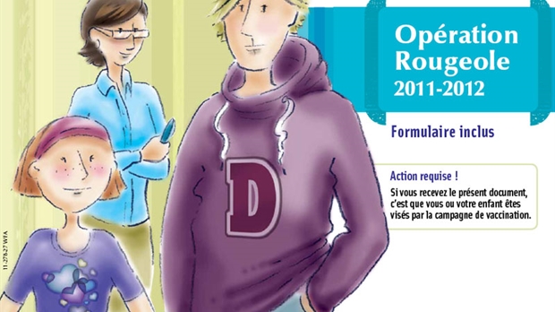 Une opération contre la rougeole dans les écoles de Chaudière-Appalaches