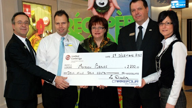 L'activité Récupère-Don permet de remettre 2200 $ à Moisson Beauce