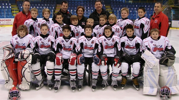 Les Rapides de Beauce-Nord et le Garaga de Saint-Georges amorcent le Tournoi pee-wee de Québec en lion