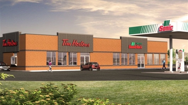 Construction d'une nouvelle station-service et d'un second Tim Hortons à Sainte-Marie