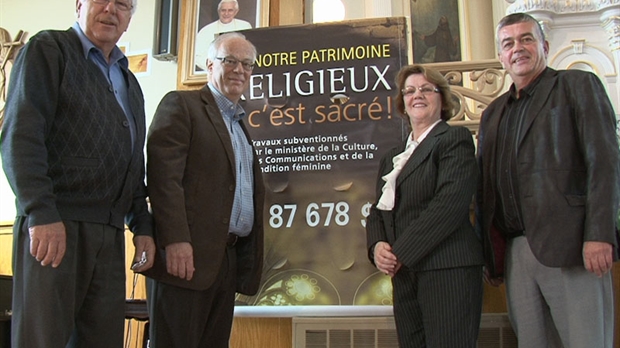 Robert Dutil annonce un octroi pour la restauration de l'église de Saint-Éphrem