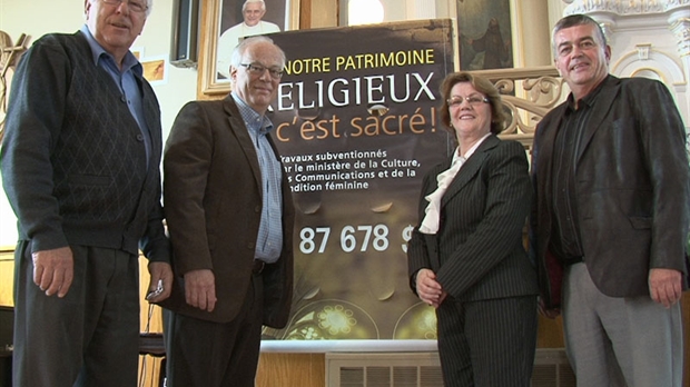 Robert Dutil annonce un octroi pour la restauration de l'église de Saint-Éphrem