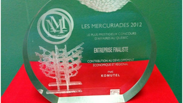 Komutel est finaliste aux Mercuriades