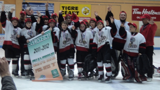 Une année sans défaite pour le pee-wee B de Saint-Prosper