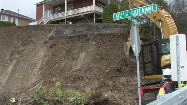 Glissement de terrain à Beauceville: Tout danger est maintenant écarté