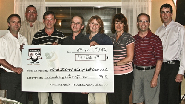Le tournoi de golf de la Fondation Audrey Lehoux rapporte plus de 13 000 $