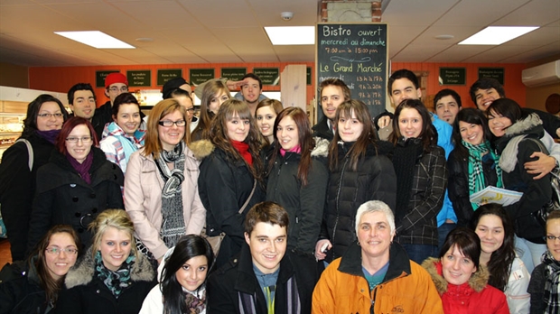 Les étudiants en marketing du Cégep donnent un coup de pouce au Grand Marché