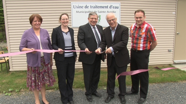 La municipalité de Sainte-Aurélie inaugure son usine de traitement de l'eau potable