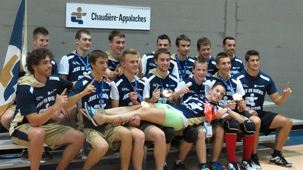 Chaudière-Appalaches récolte l'or et l'argent en volleyball