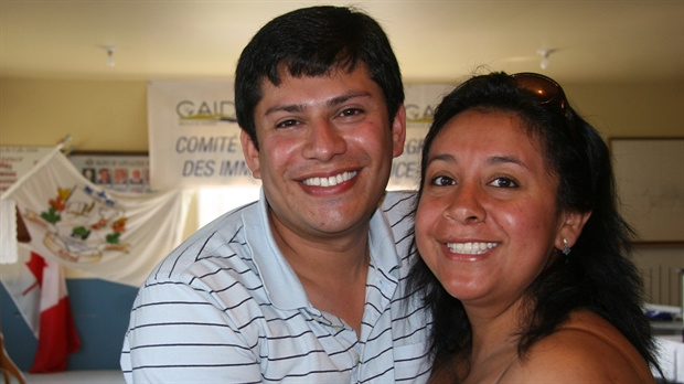 Un couple colombien se plaît en Beauce