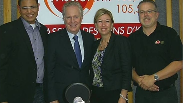 Jean Charest s'arrête dans Bellechase et en Beauce aujourd'hui