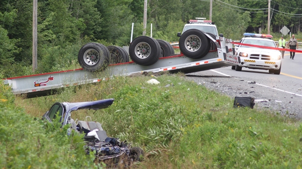 La vie d'une Beauceronne fauchée par une remorque à Saint-Ludger