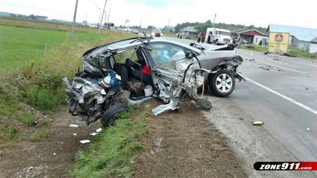 Accident mortel de Saint-Frédéric : la victime est une septuagénaire de Québec