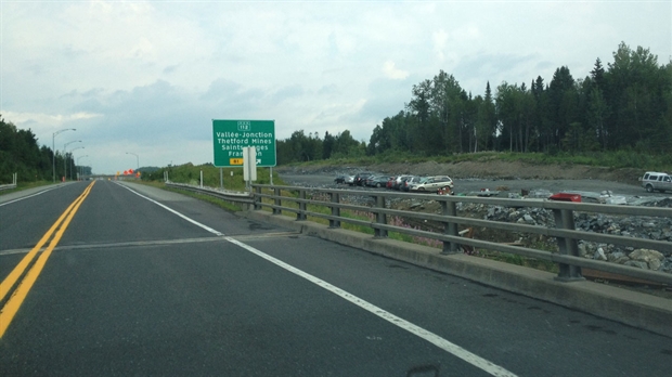 Une bretelle de l'autoroute 73  à Vallée-Jonction sera fermée à la circulation
