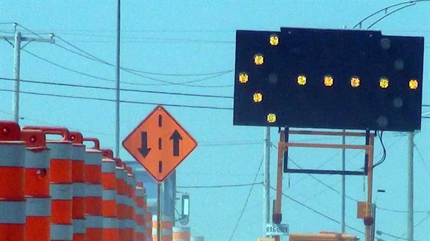 Travaux de fondation pour de la supersignalisation à Scott