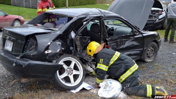 Un accident aurait pu avoir des conséquences graves à Vallée-Jonction