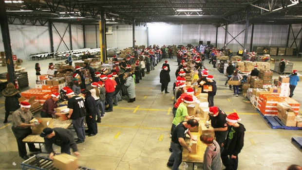2220 paniers de Noël pour Moisson Beauce