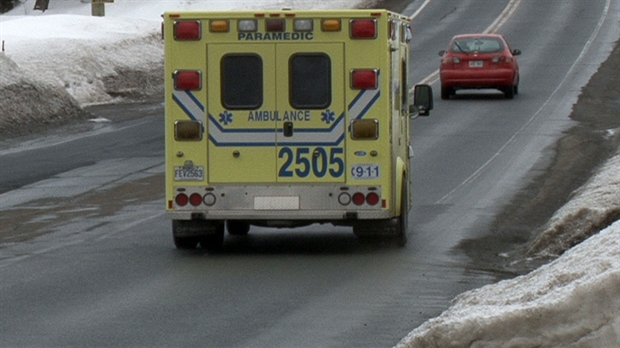 Un accident fait deux blessés à Saint-Éphrem