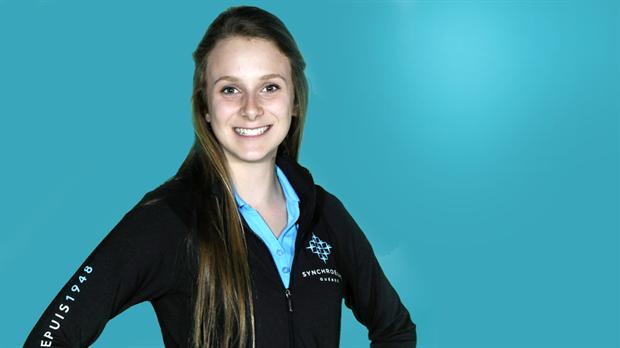 Andrée-Anne Côté est la nouvelle championne provinciale en nage synchronisée