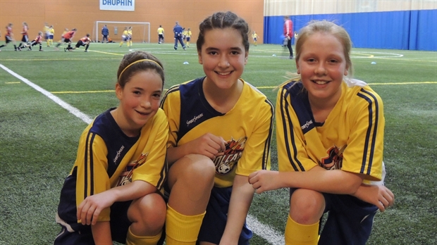La formation féminine U11 a démontré de la combativité