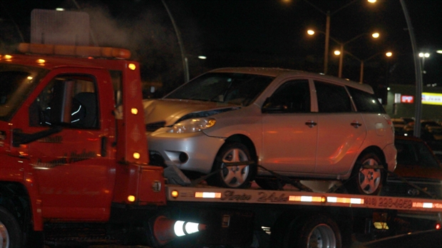 Un accident sur la Promenade Chaudière  a fait deux blessés mineurs