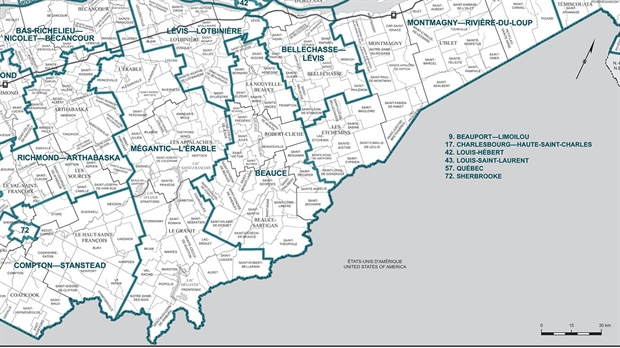 La circonscription fédérale de Beauce demeurera quasiment intacte