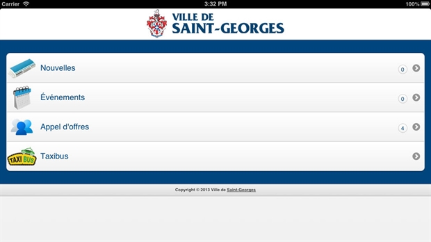 Saint-Georges lance une première application mobile