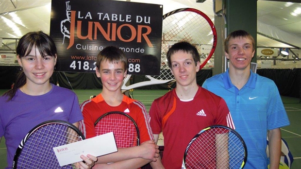 Un tournoi de double prisé au Tennis régional de Beauce
