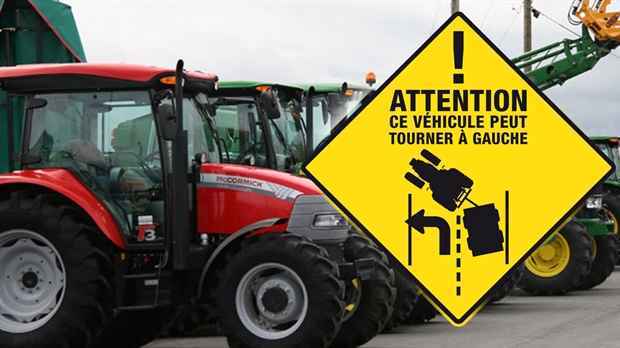 Un nouveau panneau pour prévenir les accidents impliquant les tracteurs