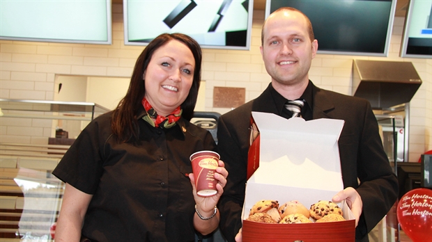L'arrivée de Tim Hortons à Beauceville a créé 35 emplois