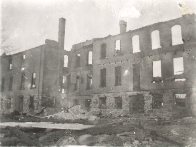 Incendie du Collège en 1923