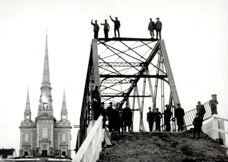 Pont de fer en 1912
