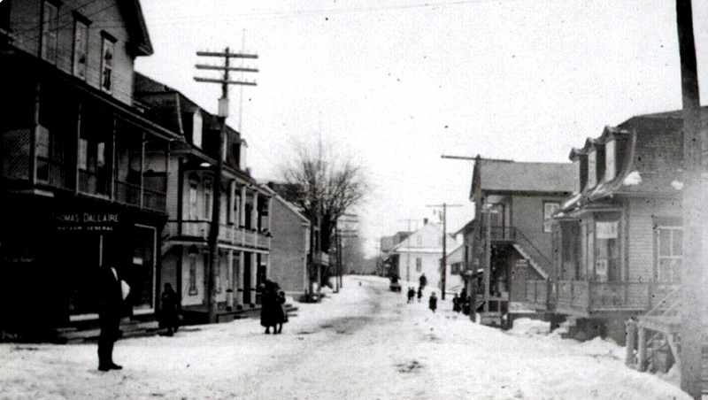 1e avenue est à St-Georges en 1907