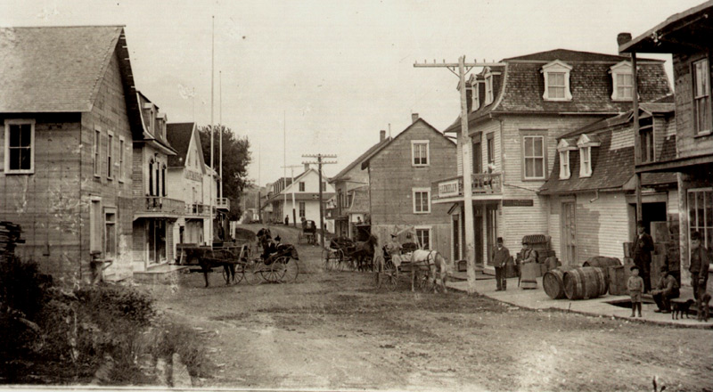 1e avenue est à St-Georges en 1896