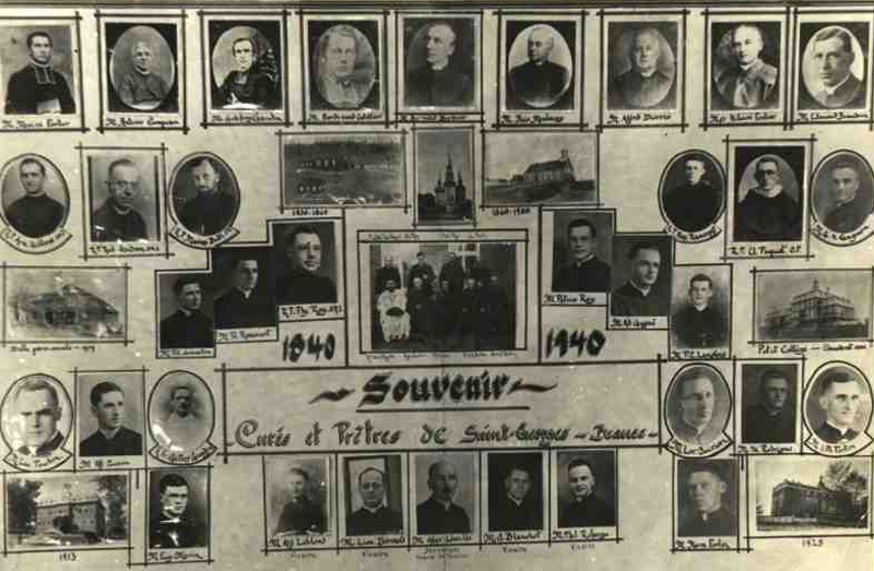 Curés de St-Georges Ouest de 1840-1940.