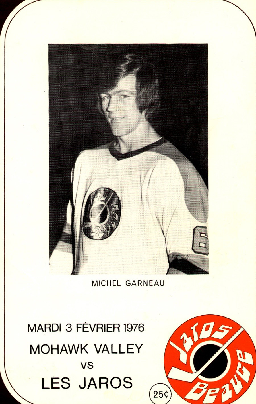 Michel Garneau en 1976