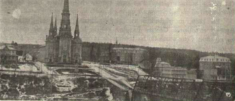 Église de l'ouest en 1920
