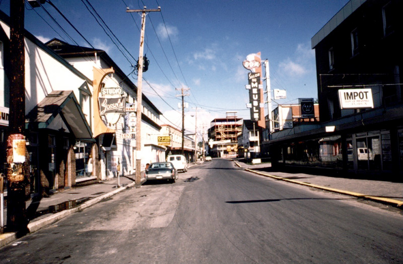 1e avenue est à St-Georges en 1977