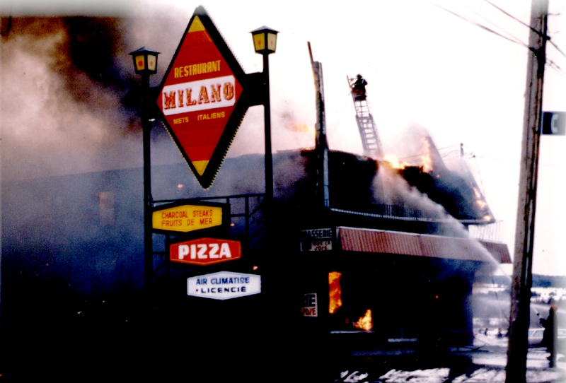 Restaurant Milano en 1977