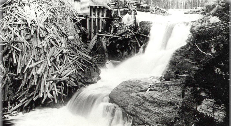 Moulin à Scie de la Famine en 1900