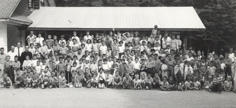 Camp d'été au Parc des Sept Chutes en 1930